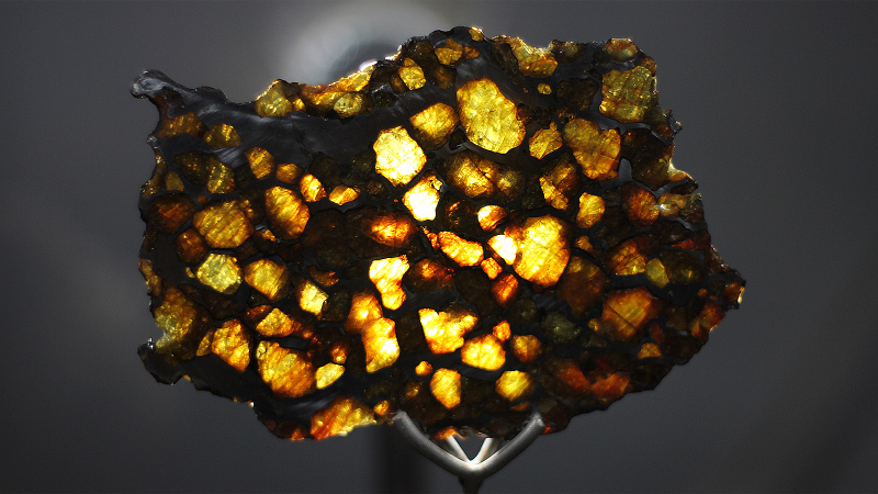 Illustration for article titled 30 Starry Wonders Hiding Inside of Dull Meteorites
